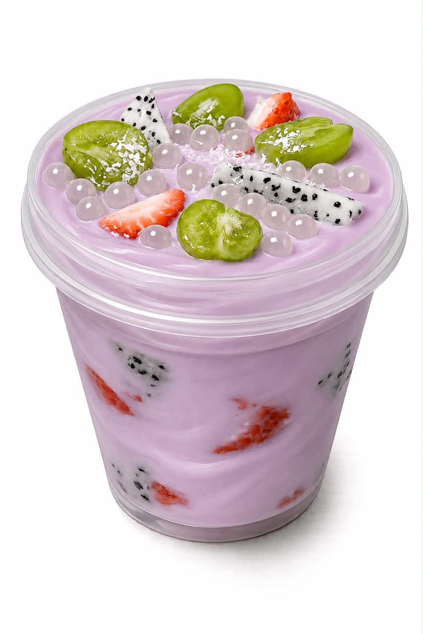 蓝莓酸奶水果捞