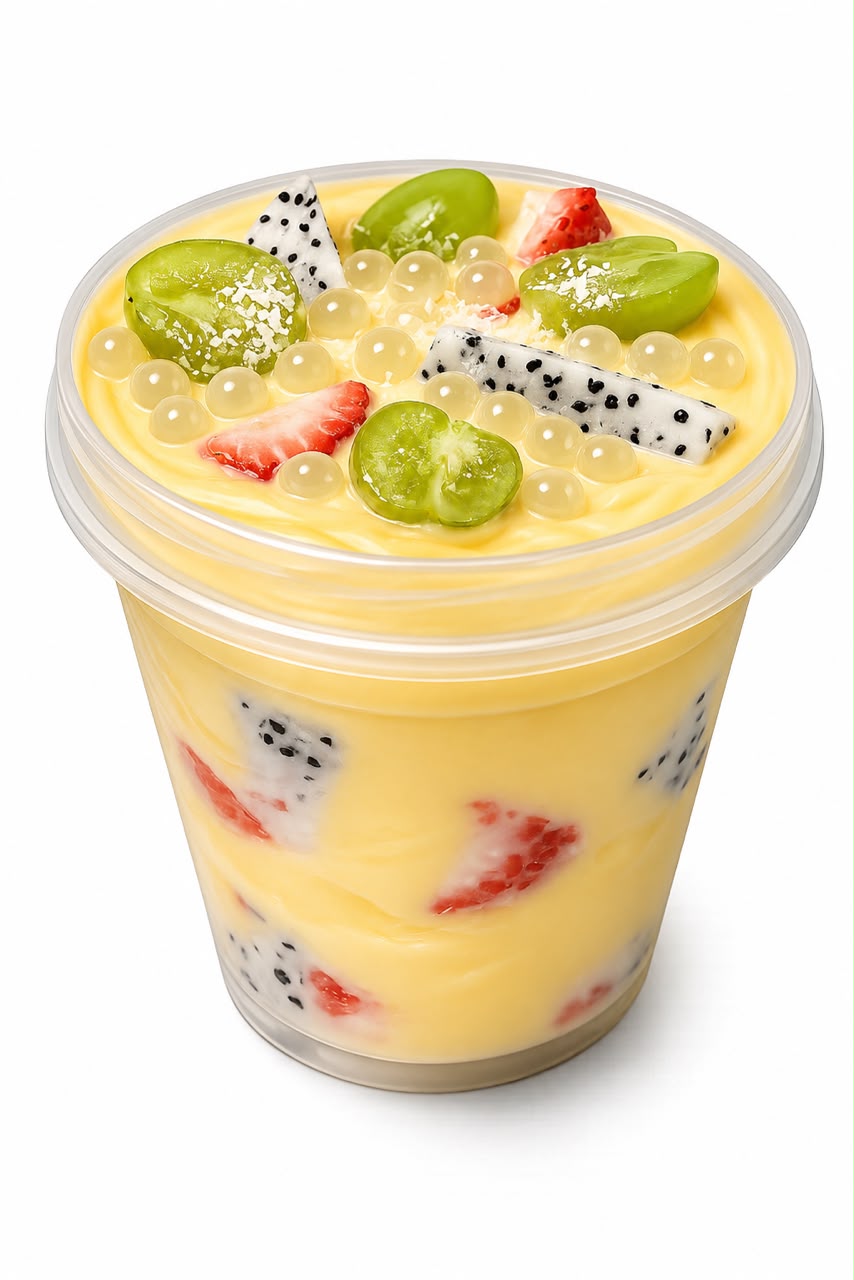 芒果酸奶水果捞